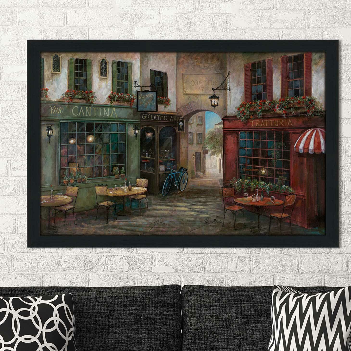 Fleur De Lis Living Courtyard Ambiance by Ruane Manning - Picture Frame ...