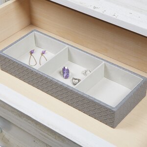 Wayfair Basics 3 Compartment Accessory Tray