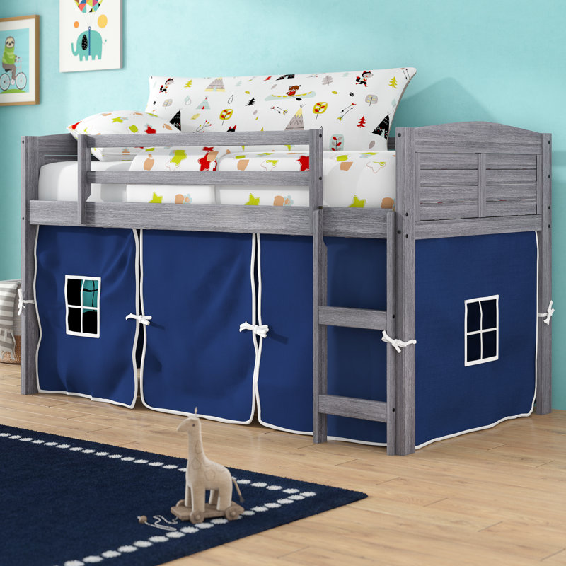 low loft beds for kids