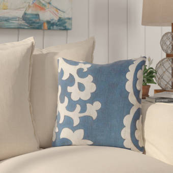 The Pillow Collection Elvy Cotton Throw Pillow Reviews Wayfair