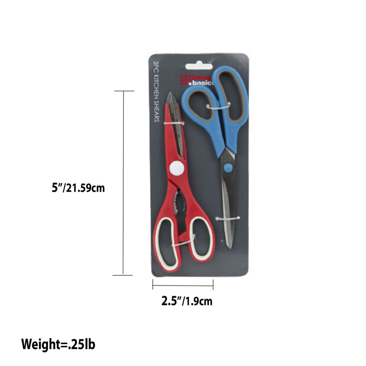 Home Basics Pull Apart Kitchen Shears & Scissors
