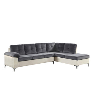 Kincade Contemporary Microfiber/Faux Sectional by Orren Ellis Great price