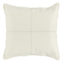 genuine leather pillows