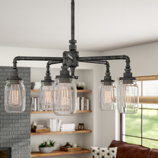 Go to store & view more images Bryn 5-Light Shaded Chandelier by Trent Austin Design