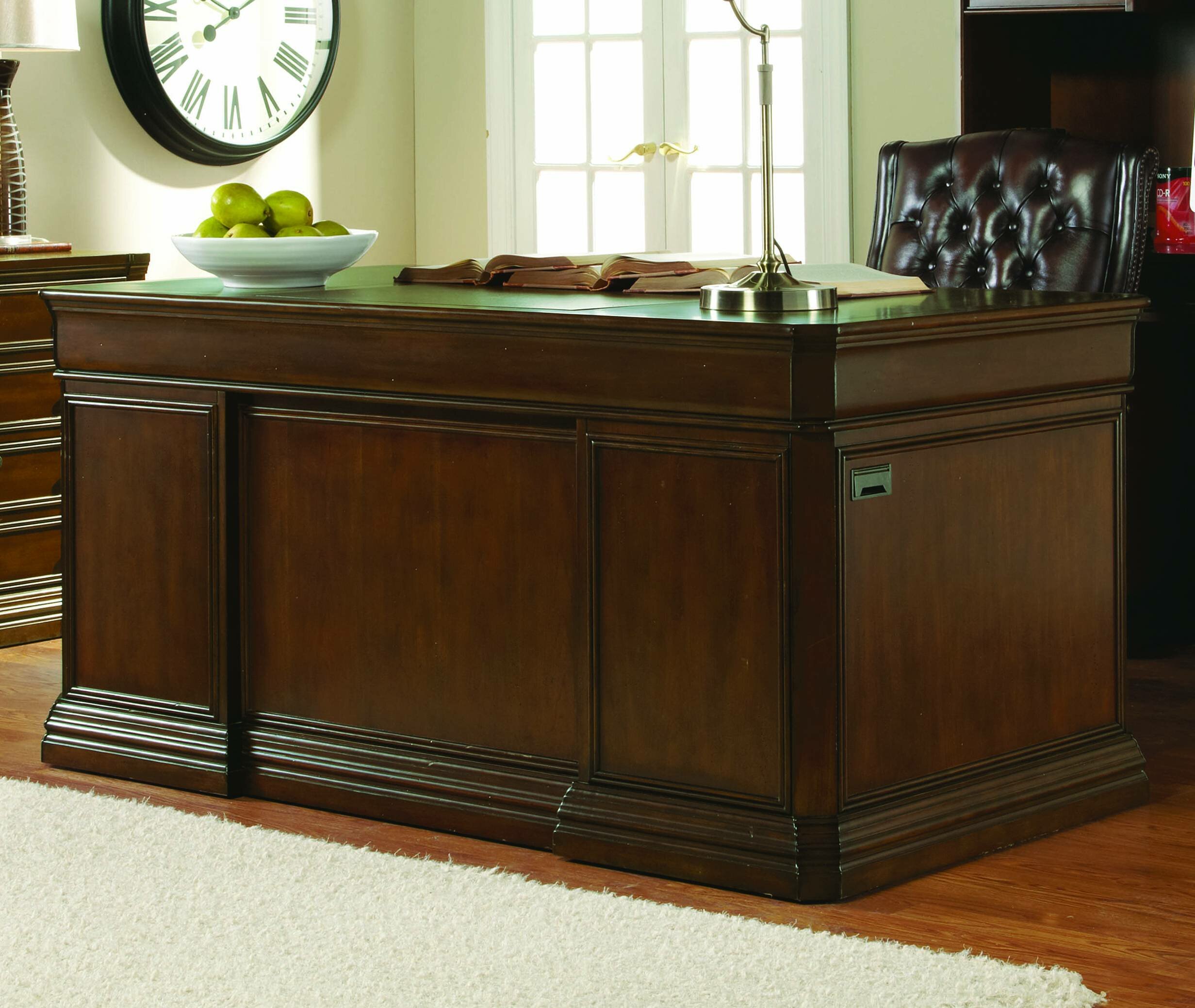 Hooker Furniture Cherry Creek Executive Desk Reviews Wayfair