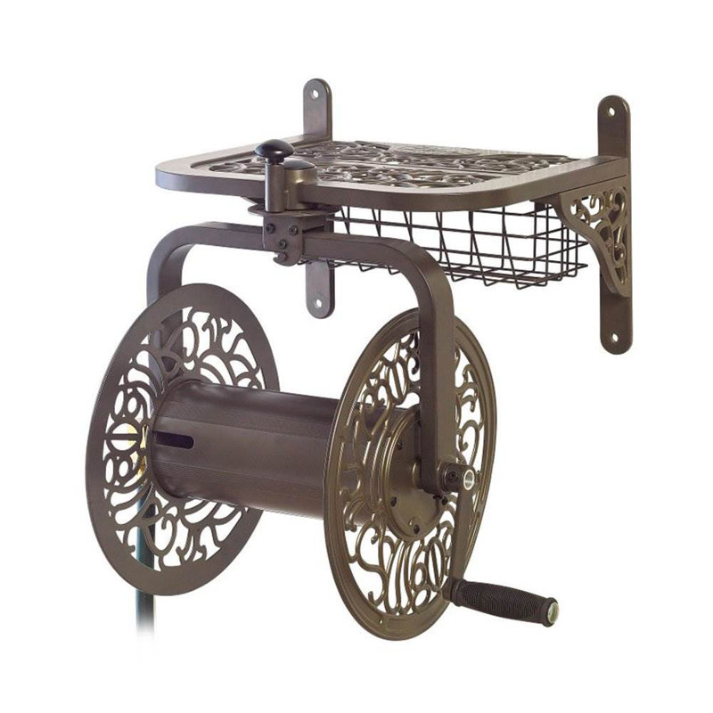 Liberty Garden Products Decorative Navigator Garden Wall Mounted Hose Reel Reviews Wayfair More than that, a holder that has an attractive exterior can add a decorative. decorative navigator garden wall mounted hose reel