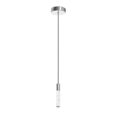Seraph 1-Light Cylinder Pendant Blackjack Lighting Finish: Polished Chrome