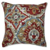 My Heart I Love Fall River Throw Pillow 16x16 Multicolor 