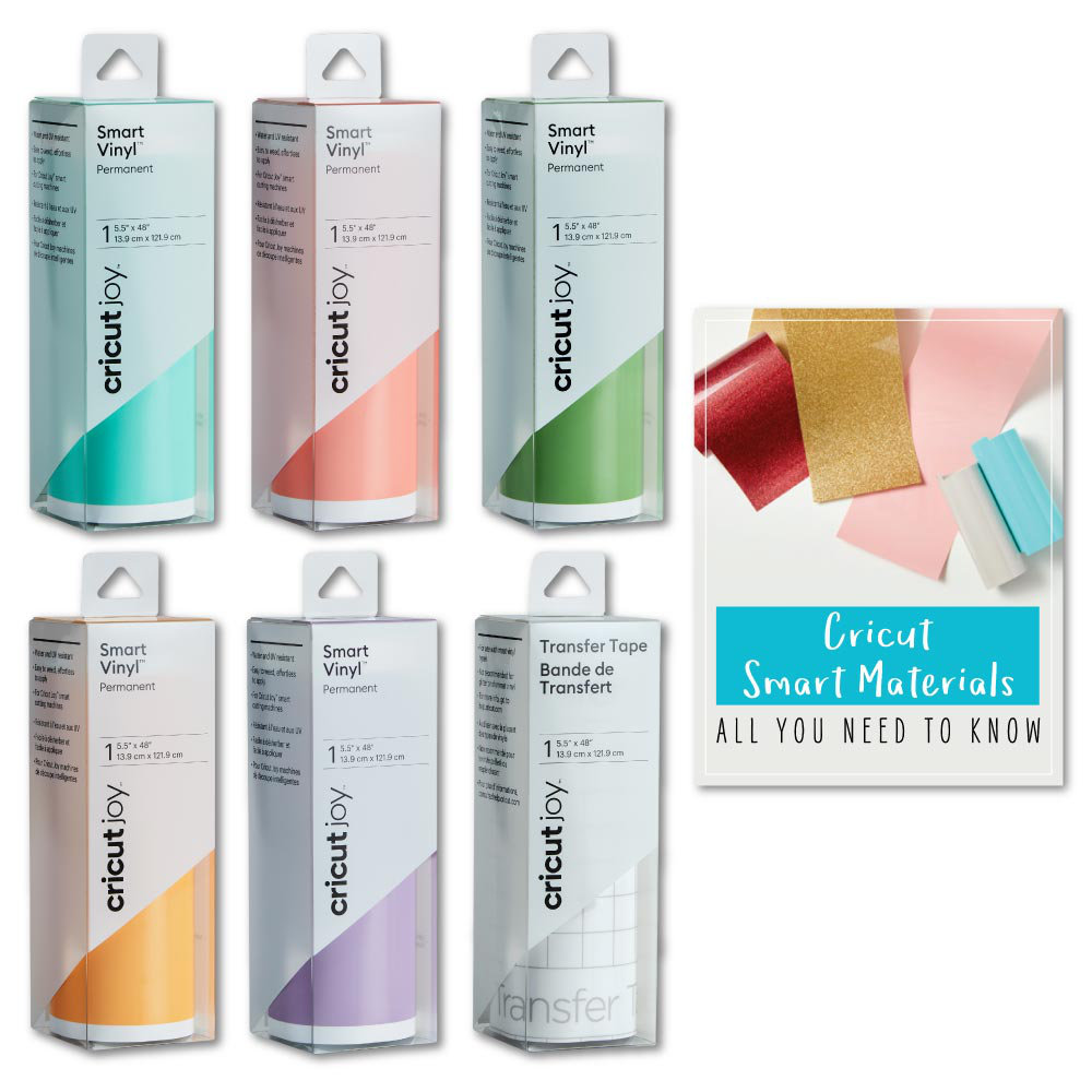 Cricut Joy Permanent Vinyl Pastel Bundle Cutting Machine Materials | Wayfair