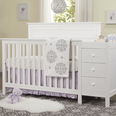 Autumn 4 In 1 Convertible Crib And Changer Combo Davinci Color White