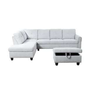 Thetford Sectional With Ottoman by Three Posts Cheap
