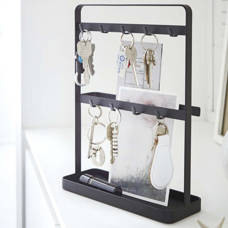 Yamazaki Usa Smart Wall Organizer With Key Hooks Reviews Wayfair