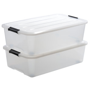 2-tlg. Aufbewahrungsbox Top aus Kunststoff von I..