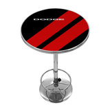 Dodge Big Stripe Pub Table by Trademark Global