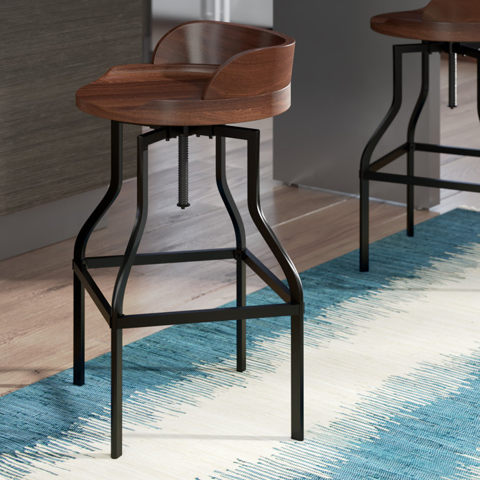 Essonnes Adjule Height Swivel Bar Stool Essonnes Adjule Height Swivel Bar Stool