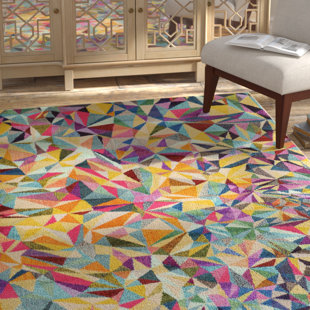 Gold Yellow Rugs You Ll Love Wayfair Aquarius Yellow Blue Area Rug