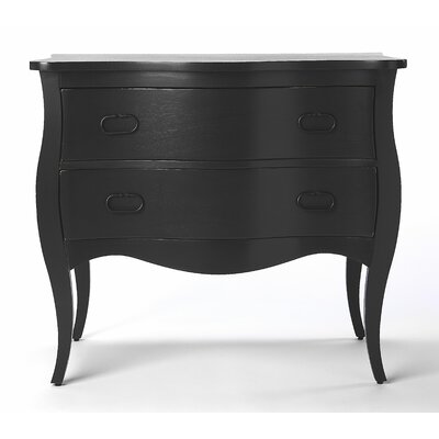 Easterbrook 2 Drawer Accent Chest Butler Color Chocolate