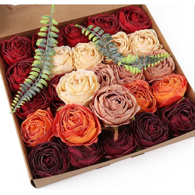 Chic 15 Heads Artifical Silk Rose Flower Bunch Home Wedding Party Office Adorn 