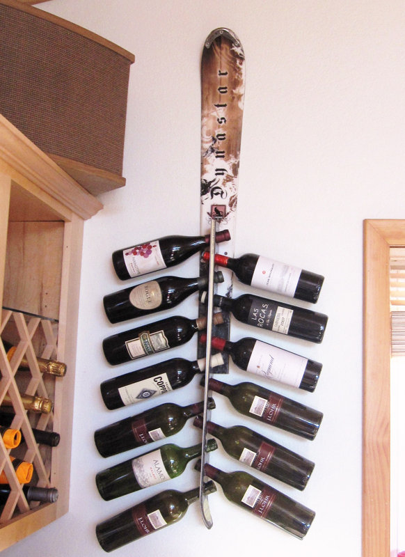 Wall Hanging Wine Rack ski chair snow 13 bottle wall mounted wine rack & reviews | wayfair Wall Hanging Wine Rack ski chair snow 13 bottle wall mounted wine rack & reviews | wayfair