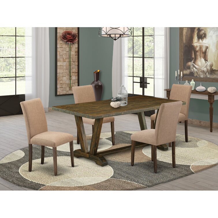 Red Barrel Studio® Acacia Solid Wood Dining Set | Wayfair