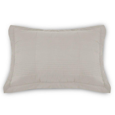 Amelia Quilted Sham Jennifer Adams Home Size Standard Color Linen