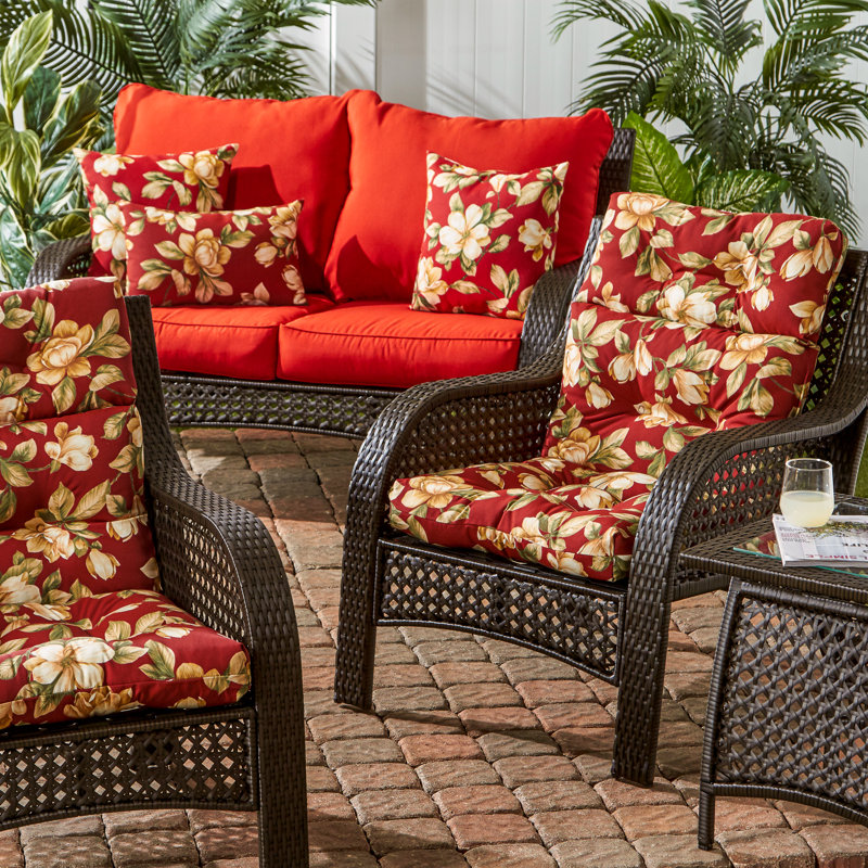 Kinnabari Greendale Home Fashions Outdoor Seat Back Chair Cushion