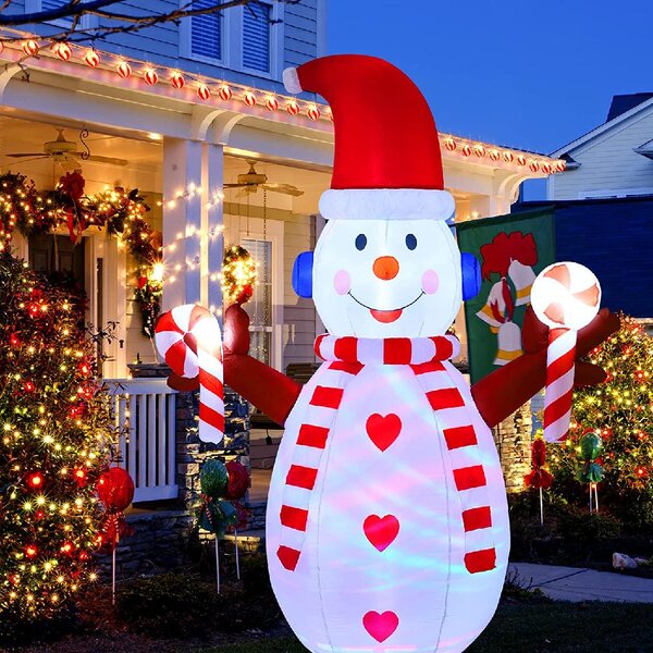 Holiday Decor CGSignLab Peace and Joy Snowman Square Heavy-Duty Outdoor Vinyl Banner 6x6 
