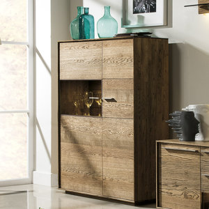 Standvitrine Rio aus Massivholz von Hazelwood Home