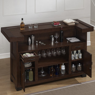 Go to store & view more images Darby Home Co Gasper Bar with Wine Storage