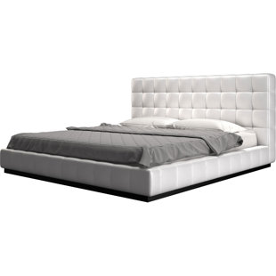 Modern Contemporary Floating Bed Frame Allmodern Quickview
