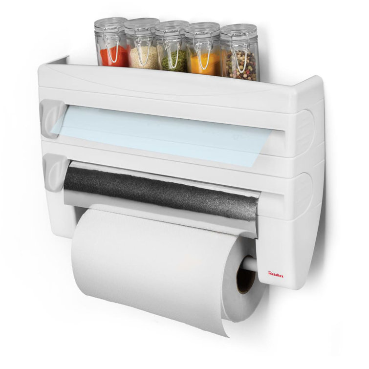 Vidaxl Metaltex Kitchen Roll N Roll Wall Mounted Paper Towel Holder Wayfair Co Uk
