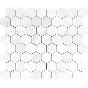 Tile Mosaic Depot 3 X 3 Marble Honeycomb Mosaic Wall Floor Tile Wayfair