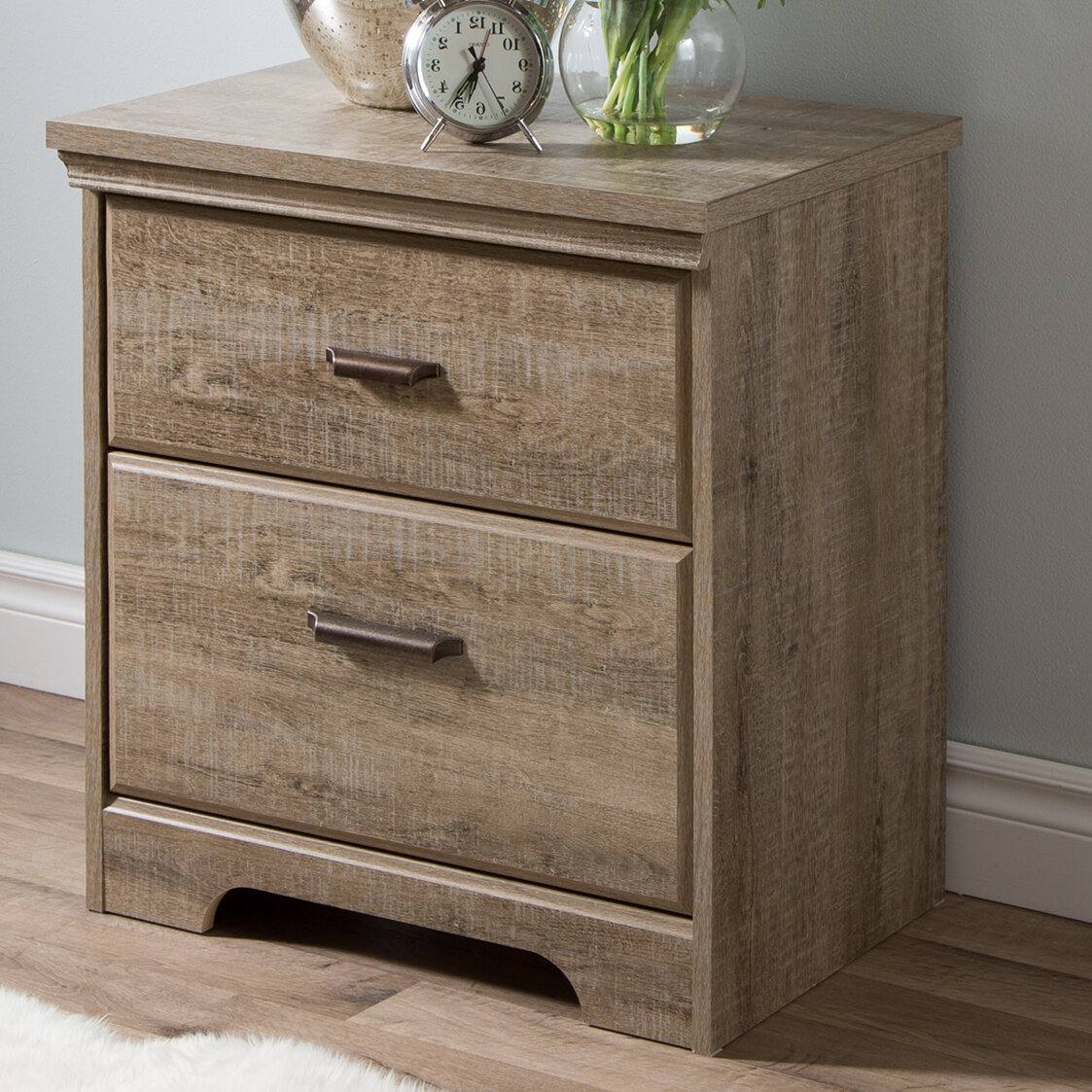 South Shore Versa 2 Drawer Nightstand Reviews Wayfair Ca