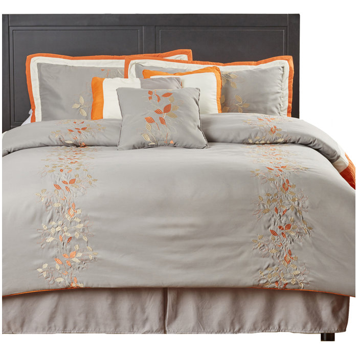 Lavish Home Branches 7 Piece Comforter Set Reviews Wayfair