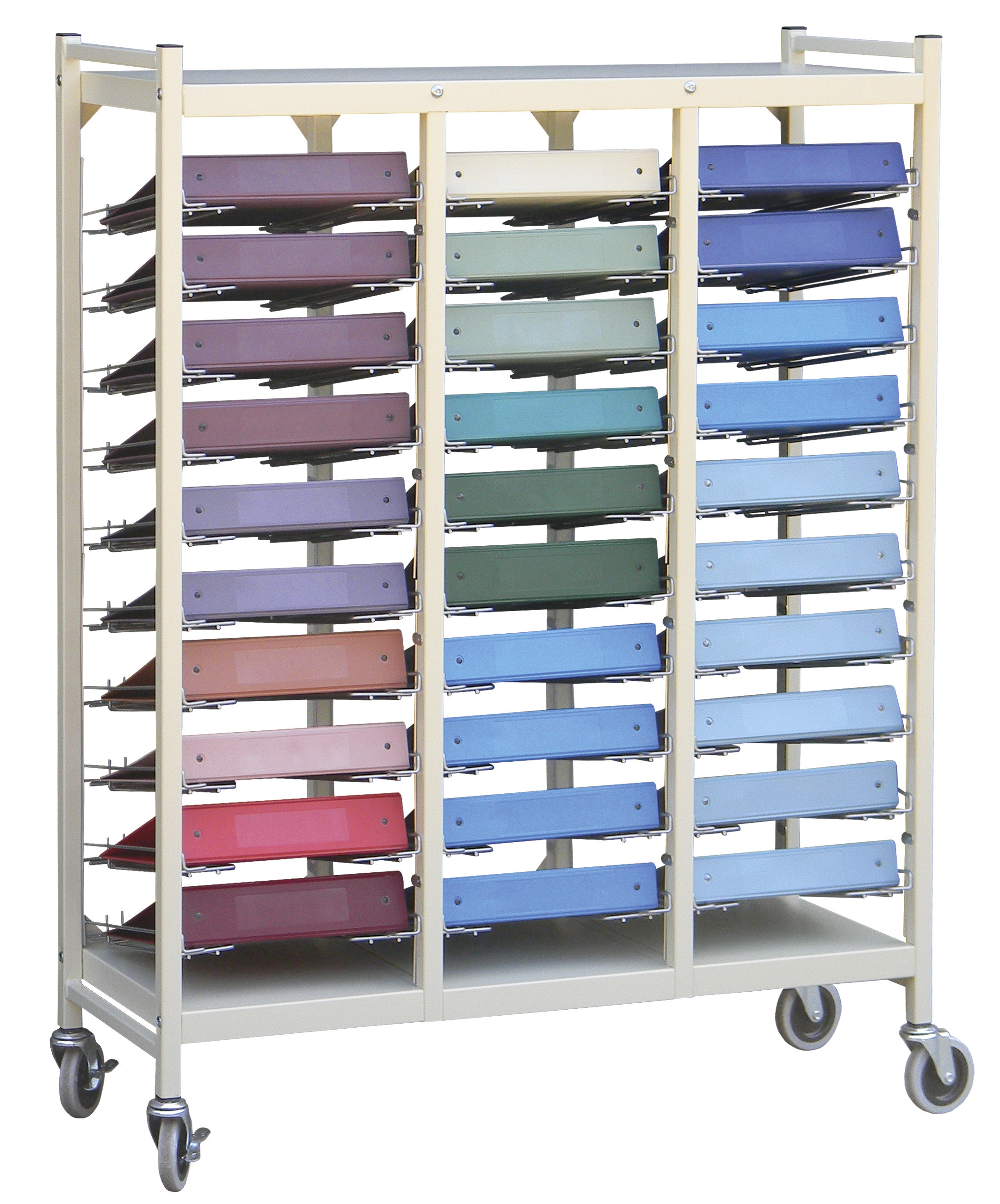 Omnimed 30 Cap Horizontal Storage File Cart Wayfair
