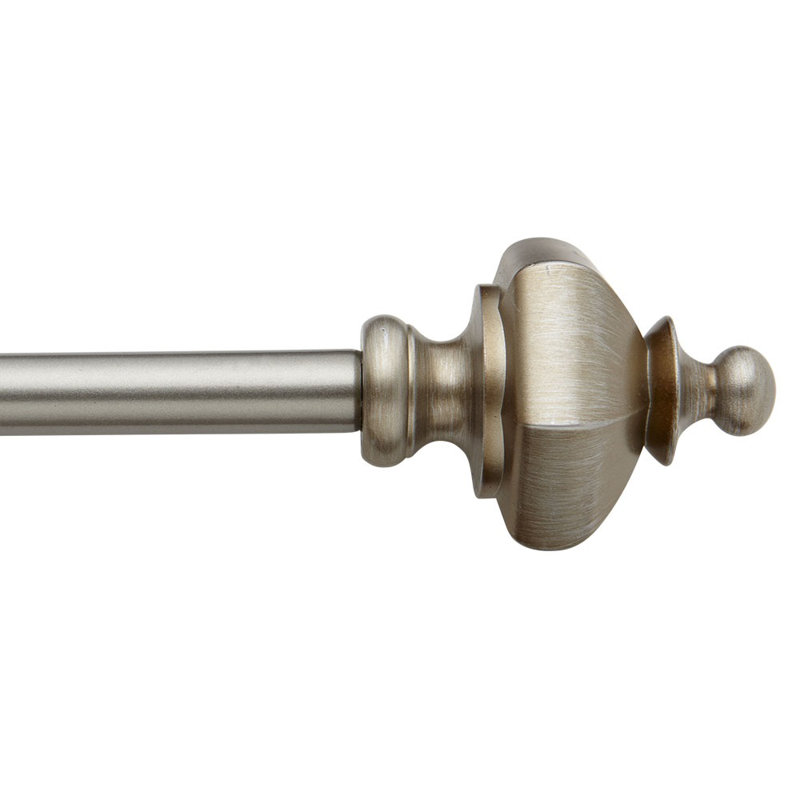 Pawn Urn Decorative Single Curtain Rod Reviews Birch Lane