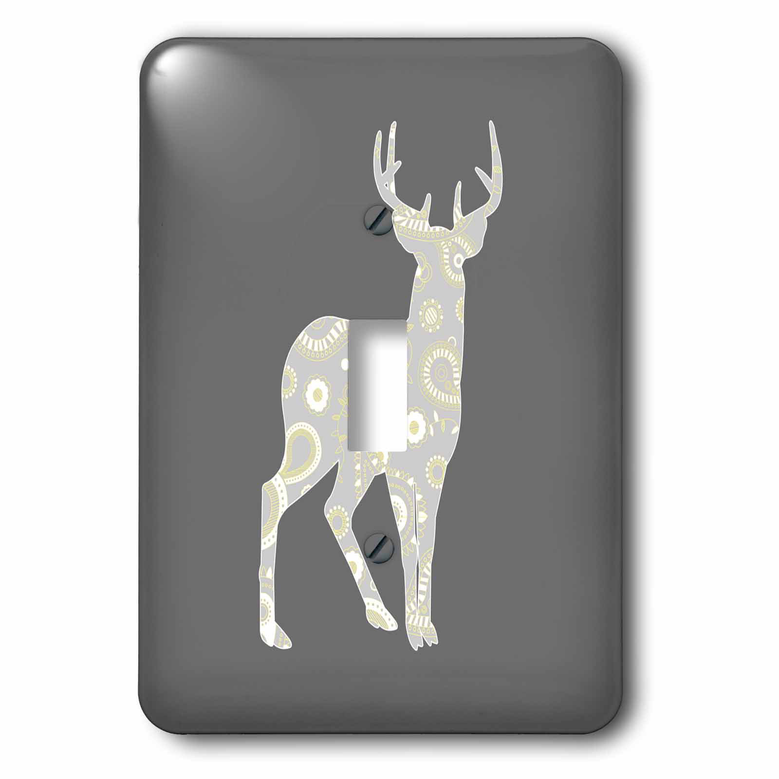 3drose Buck Paisley 1 Gang Toggle Light Switch Wall Plate Wayfair