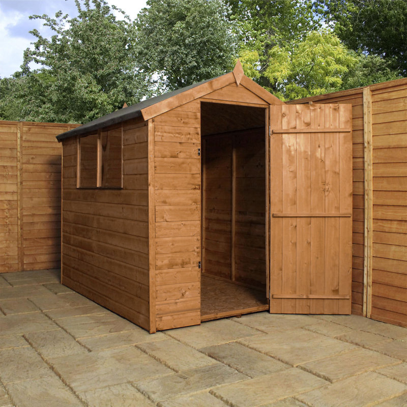 WFX Utility 5 ft. x 7 ft. Solid Wood Storage Shed ...