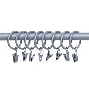 8 Pcs Curtain Clip Ring Set