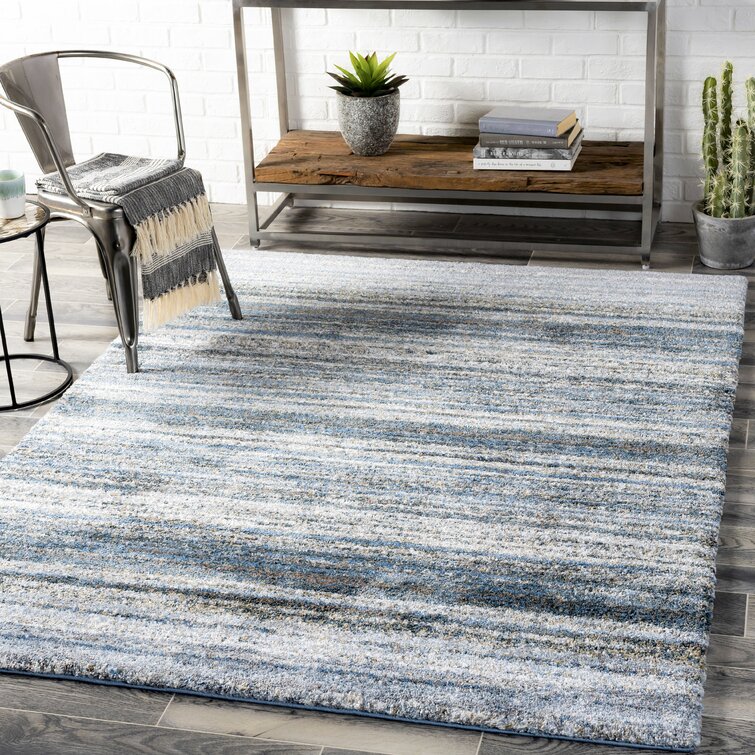 Trent Austin Design® Maez Abstract Blue Area Rug & Reviews | Wayfair