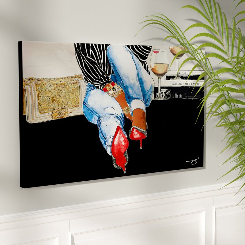 ‘Waiting on You’ Graphic Art Print on Wrapped Canvas