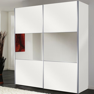 Schwebetürenschrank Solutions Bianco, 216 cm H ..