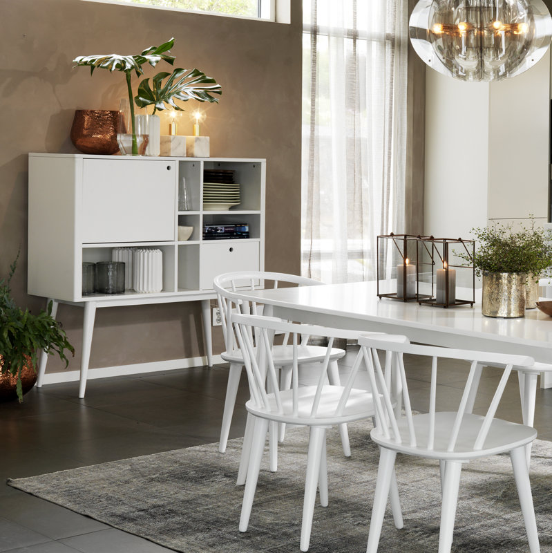 Highboard VIENNA in weiß