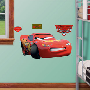 Lightning Mcqueen Toddler Bed Wayfair Disney Lightning Mcqueen Wall Decal