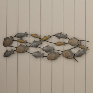 School Of Fish Wall Decor Wayfair Fish Wall Décor