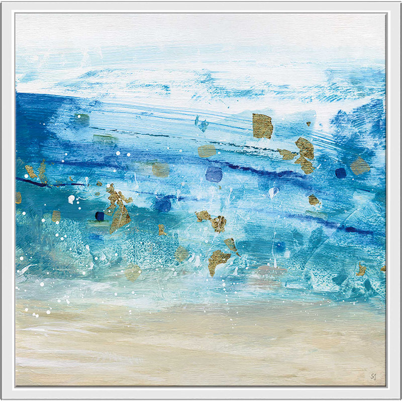 Mercer41 Sea Glass Summer I Framed Acrylic Painting Print On