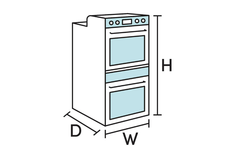 Wall oven dimensions