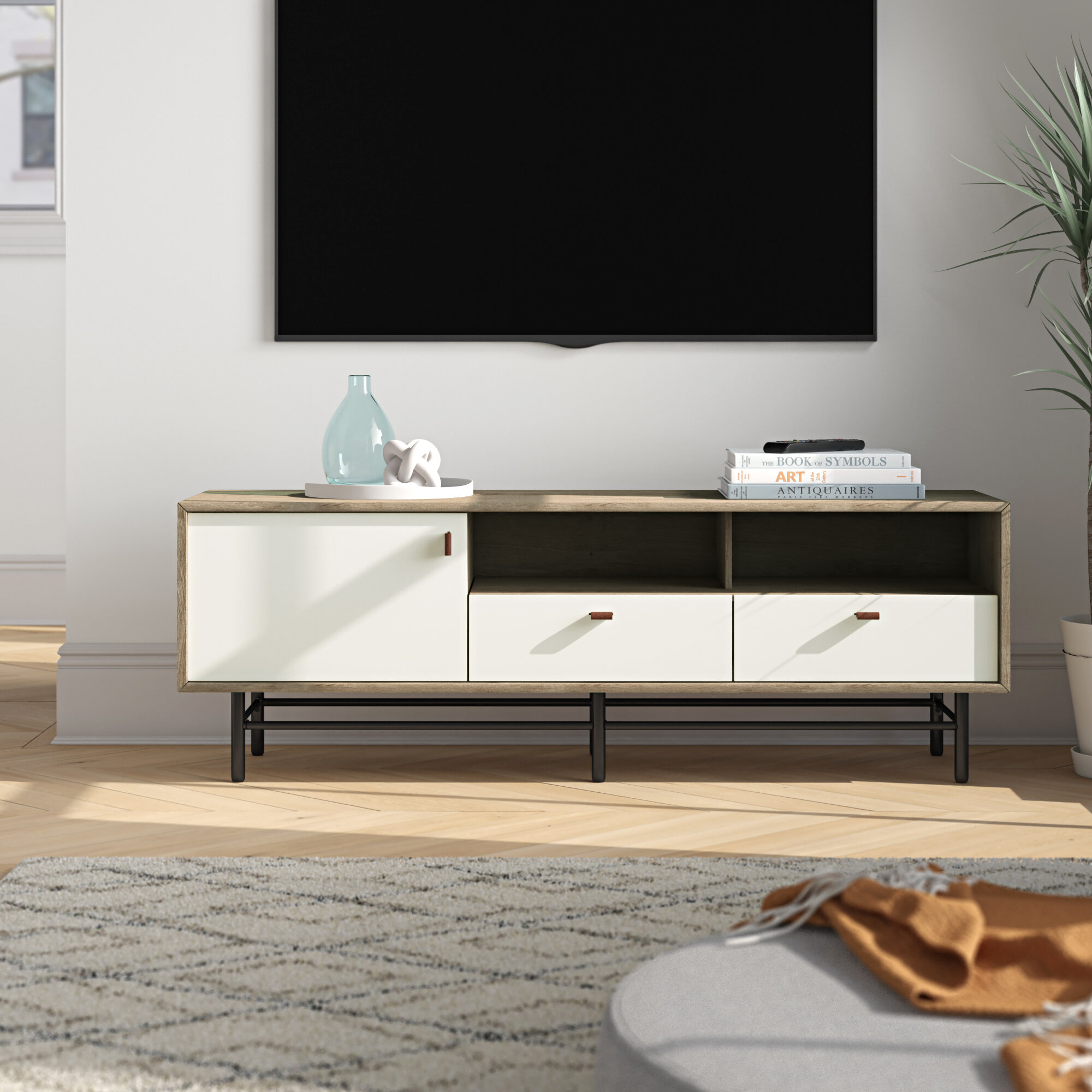 Ebern Designs Hanaan 60'' Media Console & Reviews | Wayfair