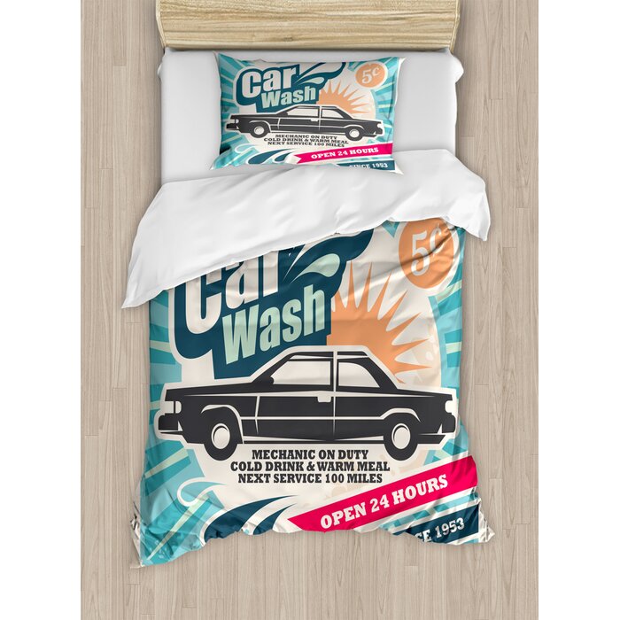 East Urban Home Retro Duvet Cover Set Wayfair