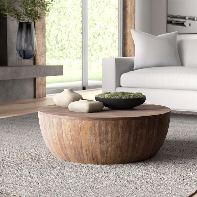 arteriors jacob round coffee table